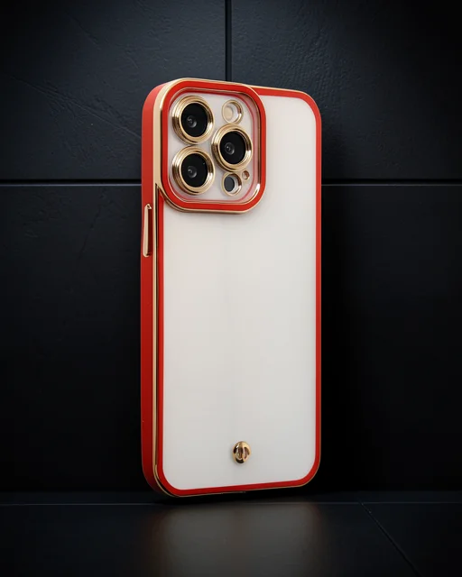 Apple İphone 13 Pro Kılıf Liva Lens Silikon - Kırmızı