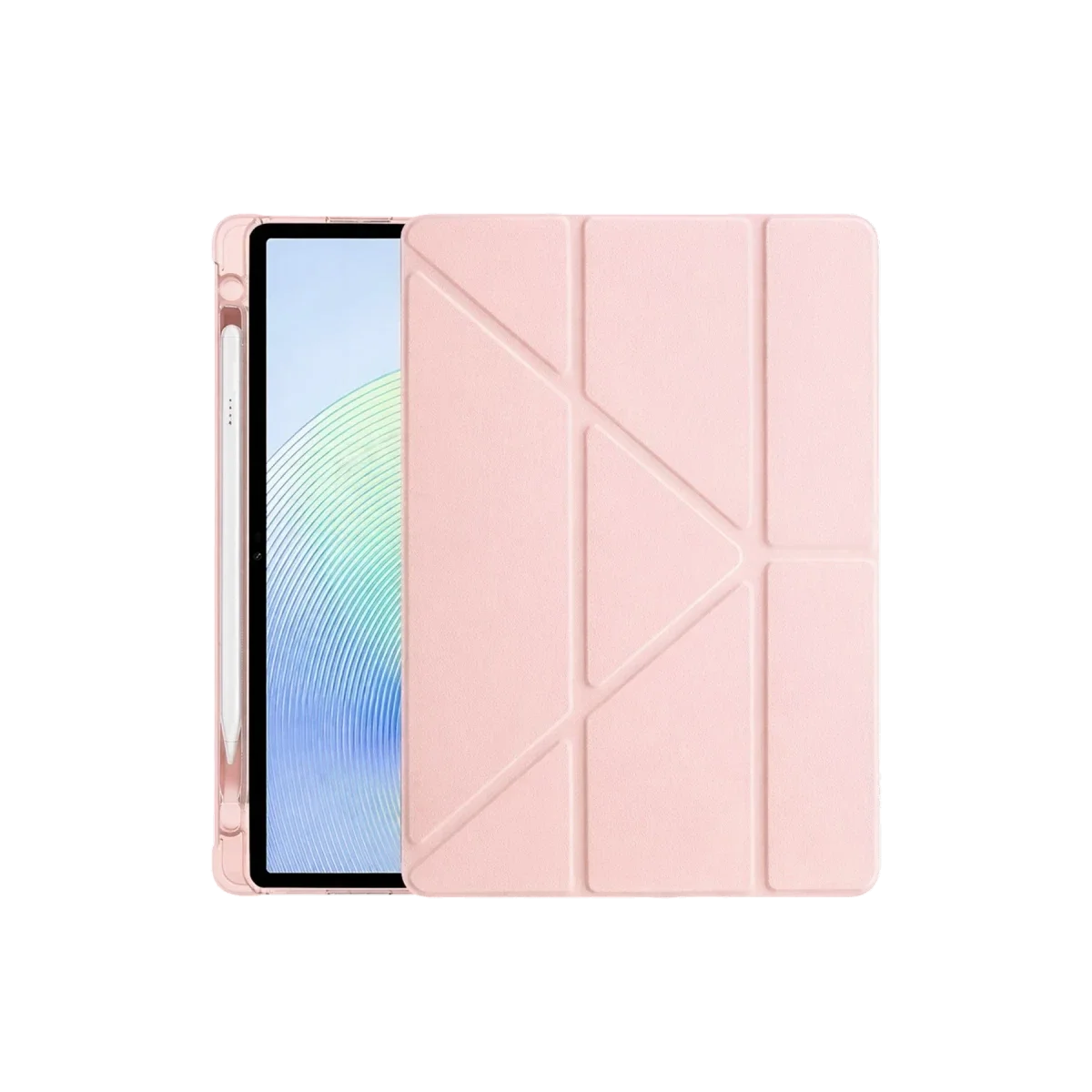 Xiaomi Redmi Pad 2 Kalemlikli Mars Tablet Kılıfı - Rose Gold görsel 2