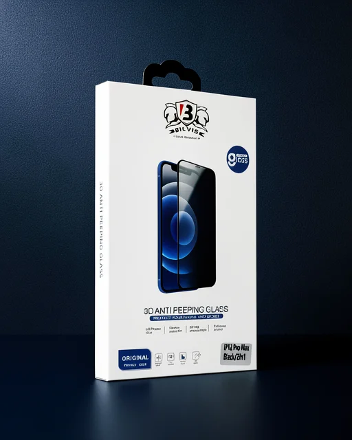Apple İphone 6 Bilvis Hayalet Cam Ekran Koruyucu - Siyah