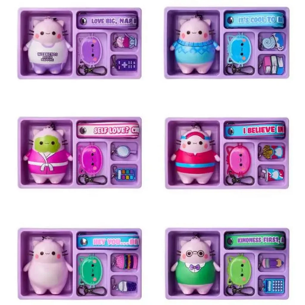 Pembe Kedi Bento Kutusu Sürpriz Paket (adet fiyatıdır) görsel 2