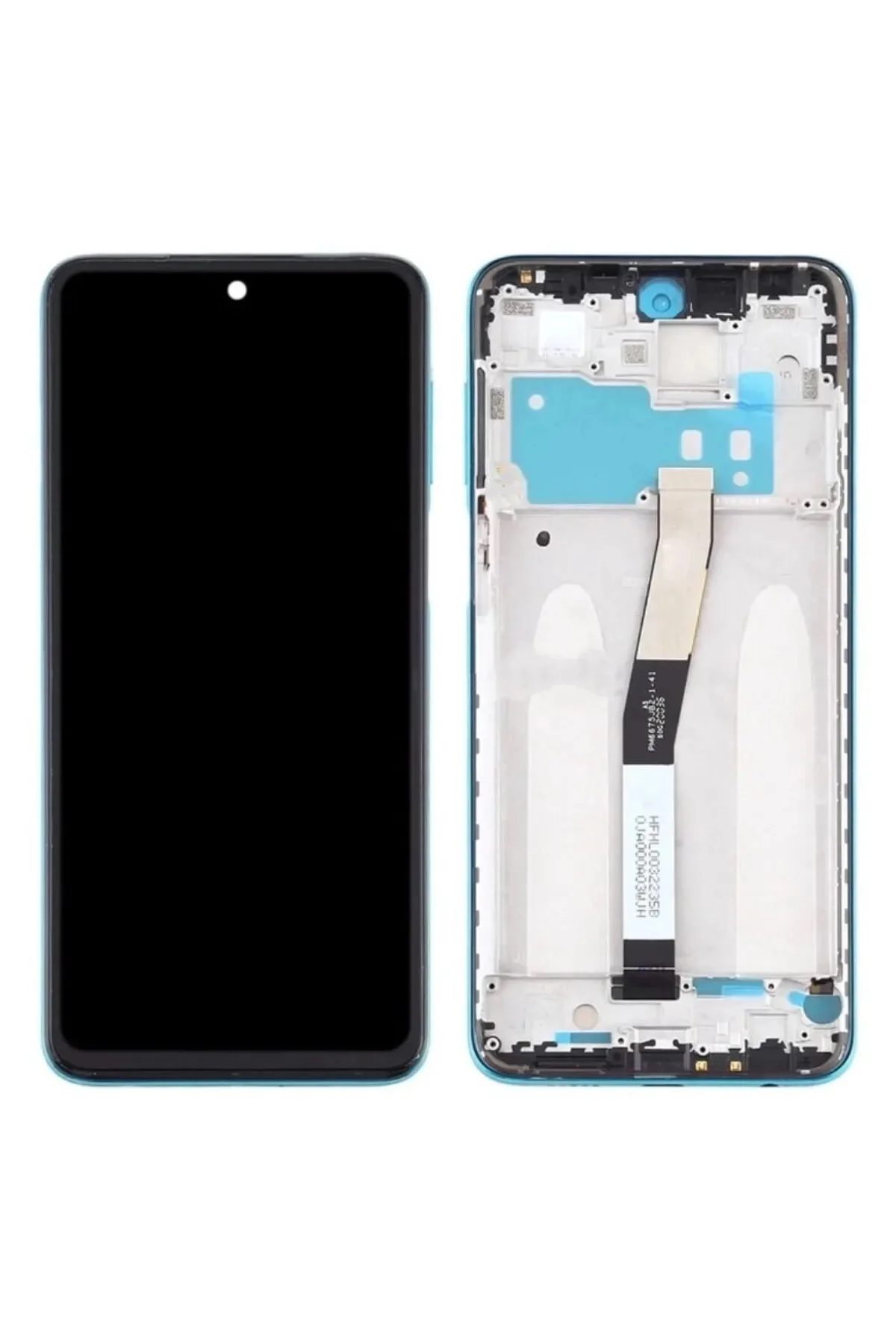 Redmi Note 9 Pro Ekran Dokunmatik Çıtalı SRV (Siya görsel 3