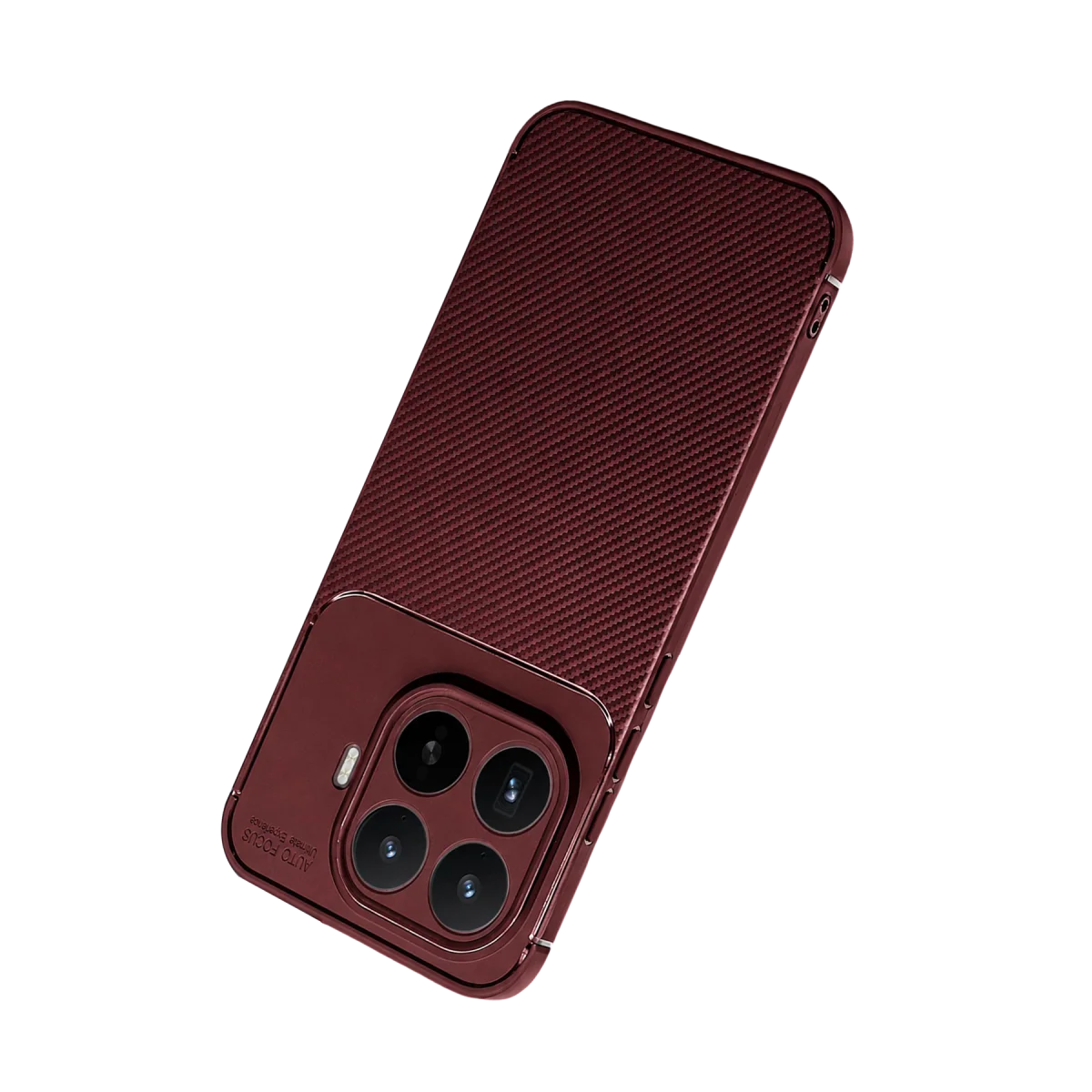Xiaomi Mi 17T Pro Auto Focus Karbon Kapak - Bordo görsel 3