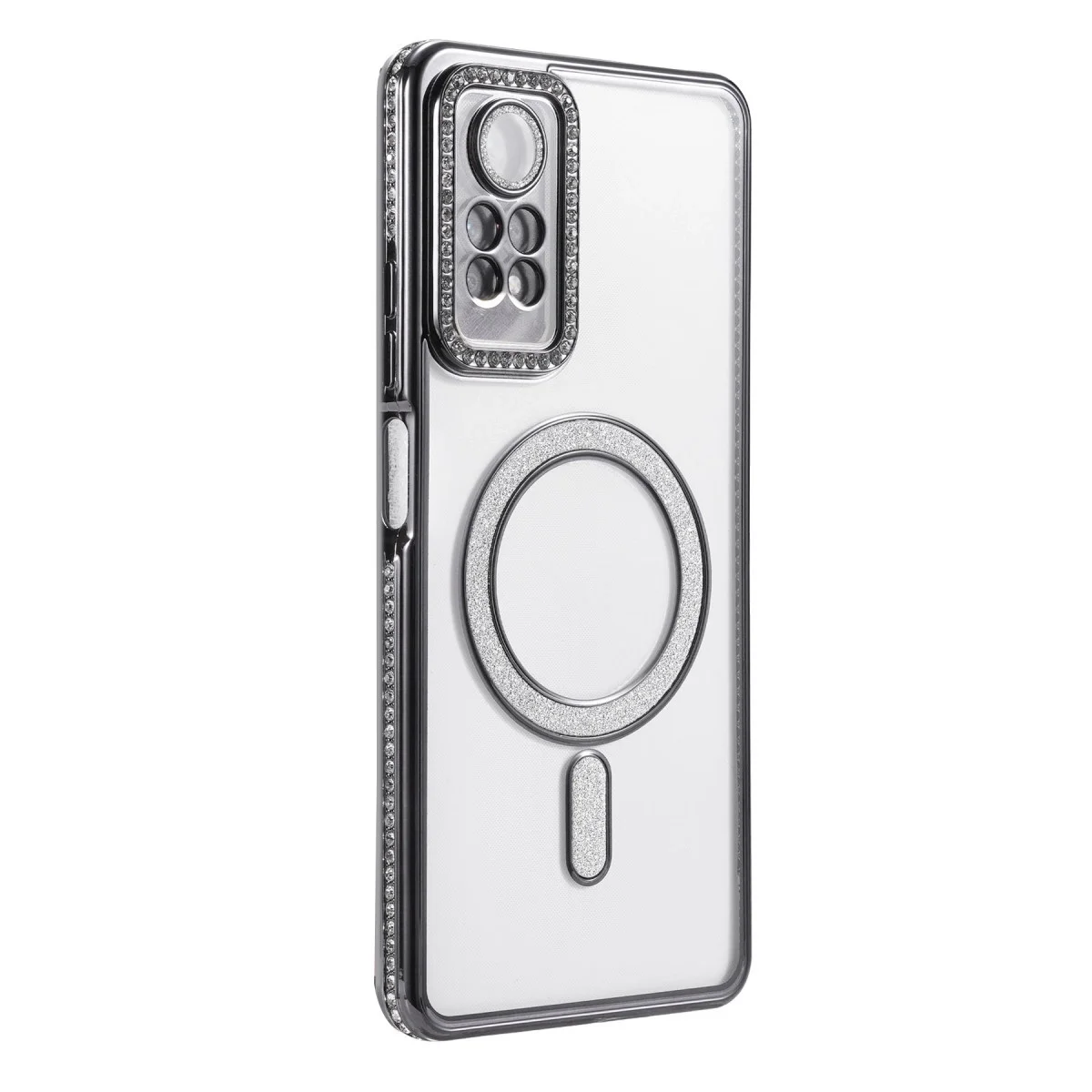 Xiao Red Note 12 Pro 4g Joke Simli Magneticsafe Kılıf - Siyah görsel 3