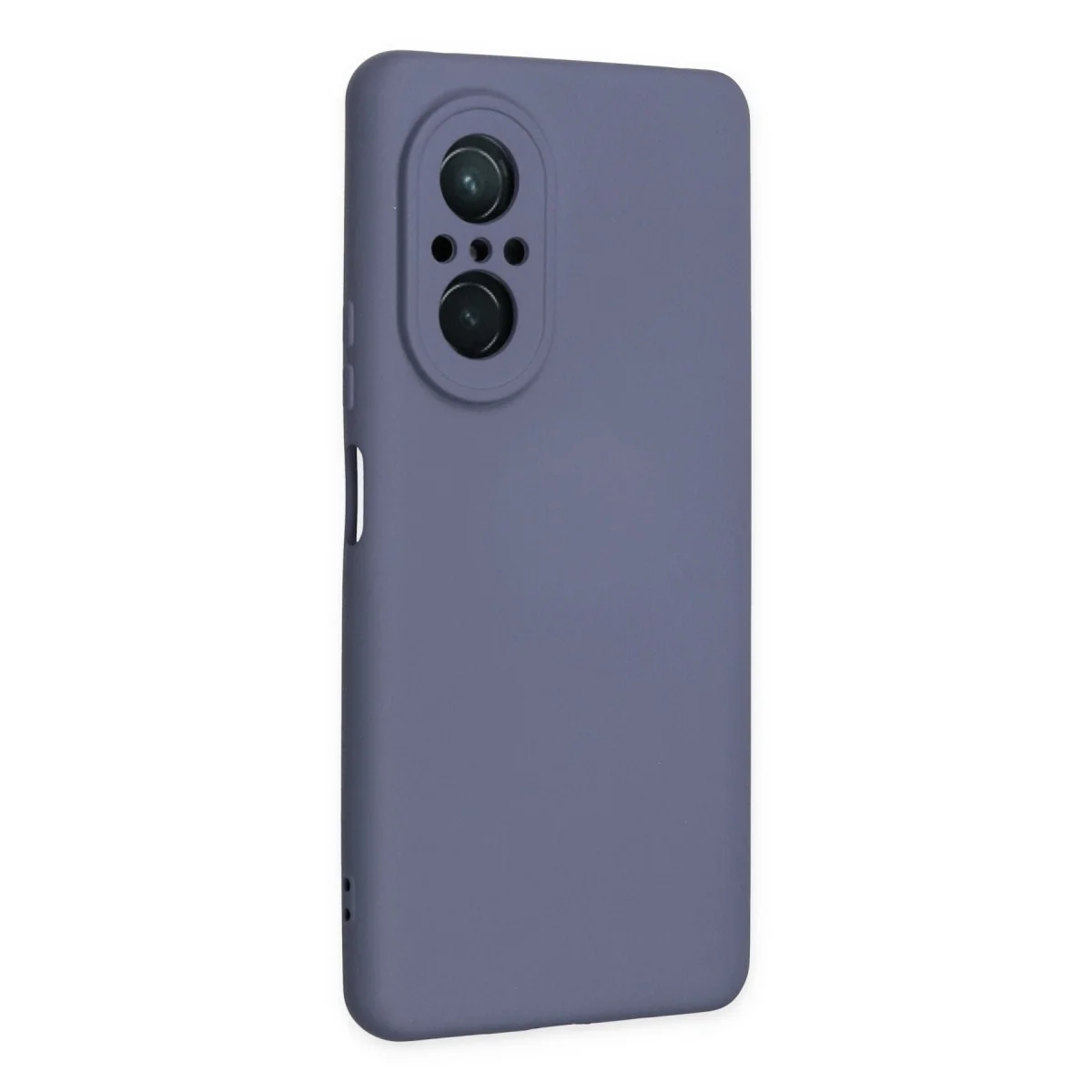 Huawei Nova 9 Se Kılıf Nano İçi Kadife Silikon - Gri görsel 2