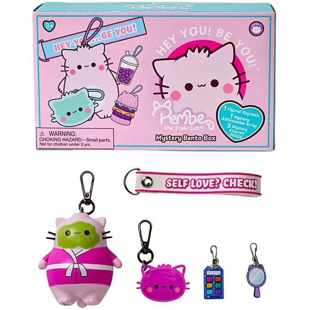 Pembe Kedi Bento Kutusu Sürpriz Paket (adet fiyatıdır) görsel 3