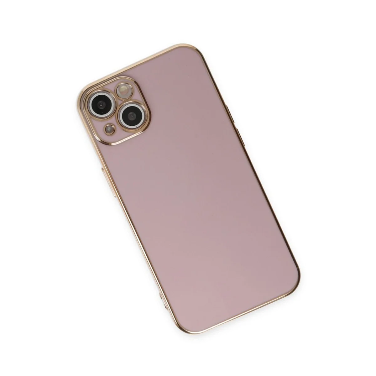 Apple İphone 15 Kılıf Volet Silikon - Mor görsel 3