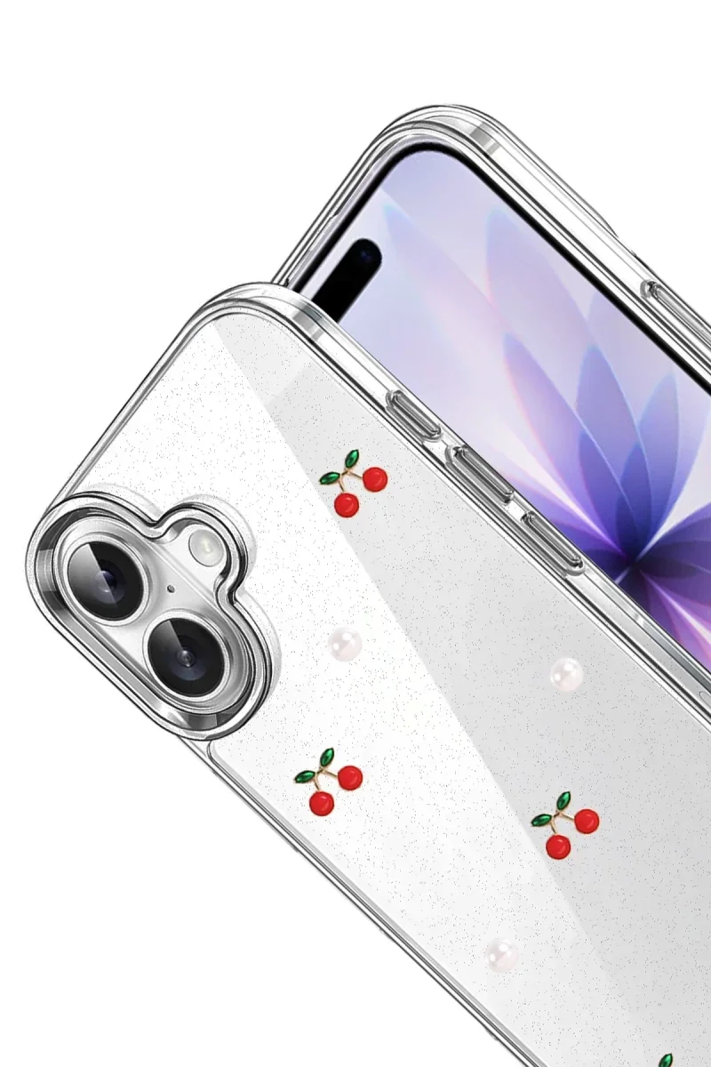 Apple iPhone 16 Fiyonk Desenli Kapak - Desen 9 görsel 3