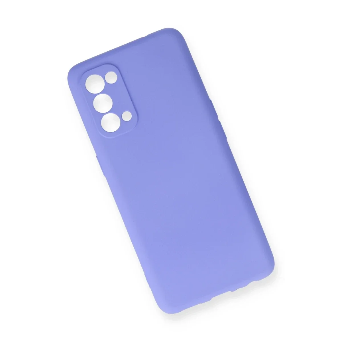 Oppo Reno 5 Pro Kılıf First Silikon - Lila görsel 3