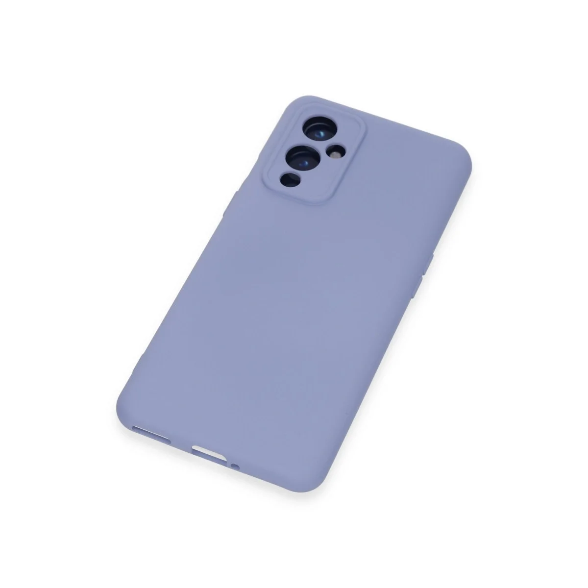 One Plus 9 Kılıf Nano İçi Kadife Silikon - Lila görsel 4