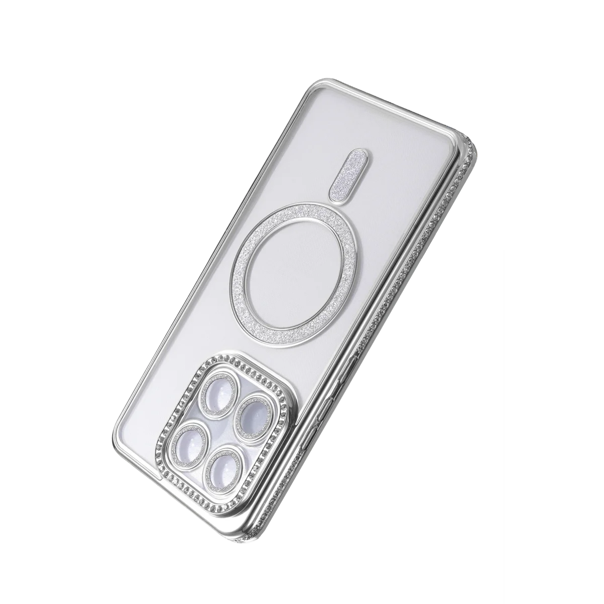Xiaomi Mi 17T Joke Simli Magneticsafe Kılıf - Gümüş görsel 3