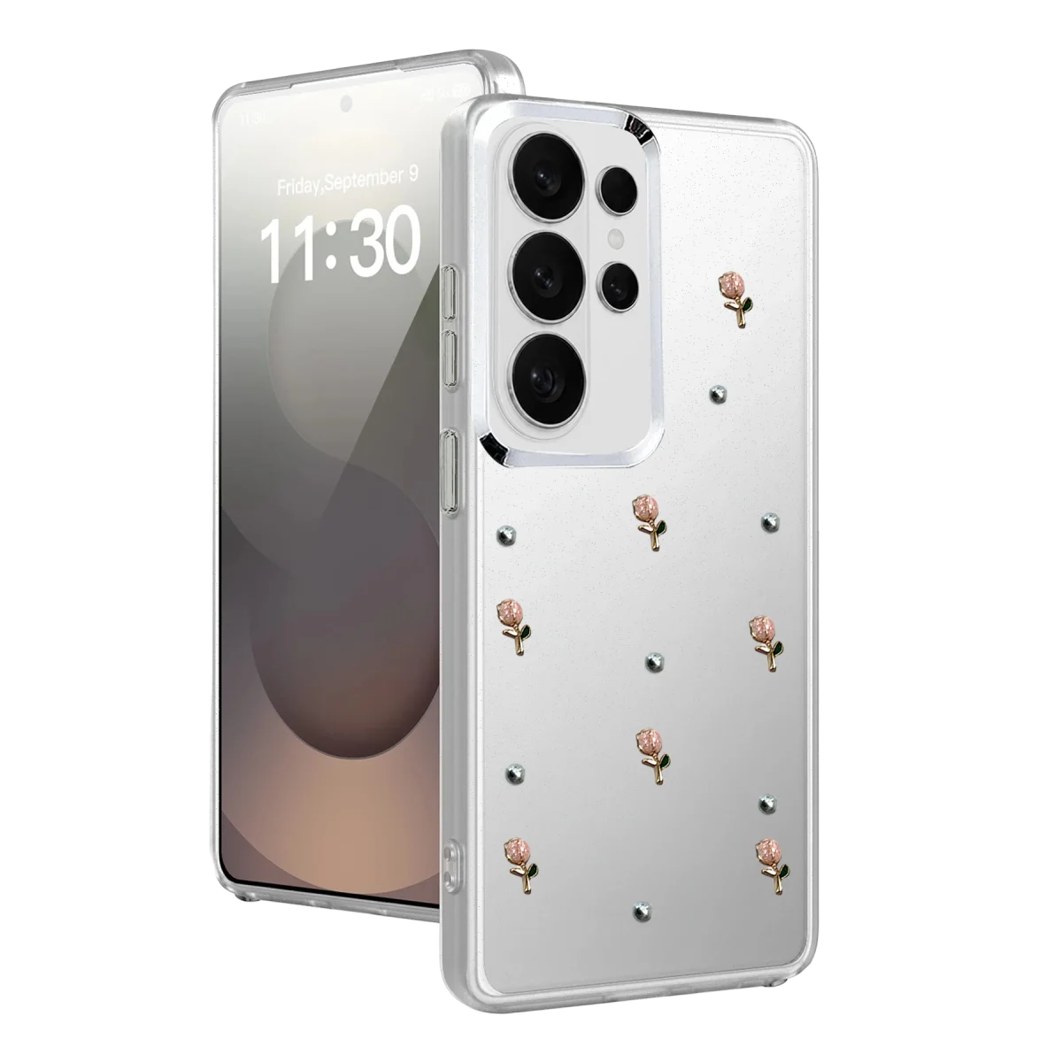 Samsung Galaxy S26 Ultra Fiyonk Desenli Kapak - Desen 6