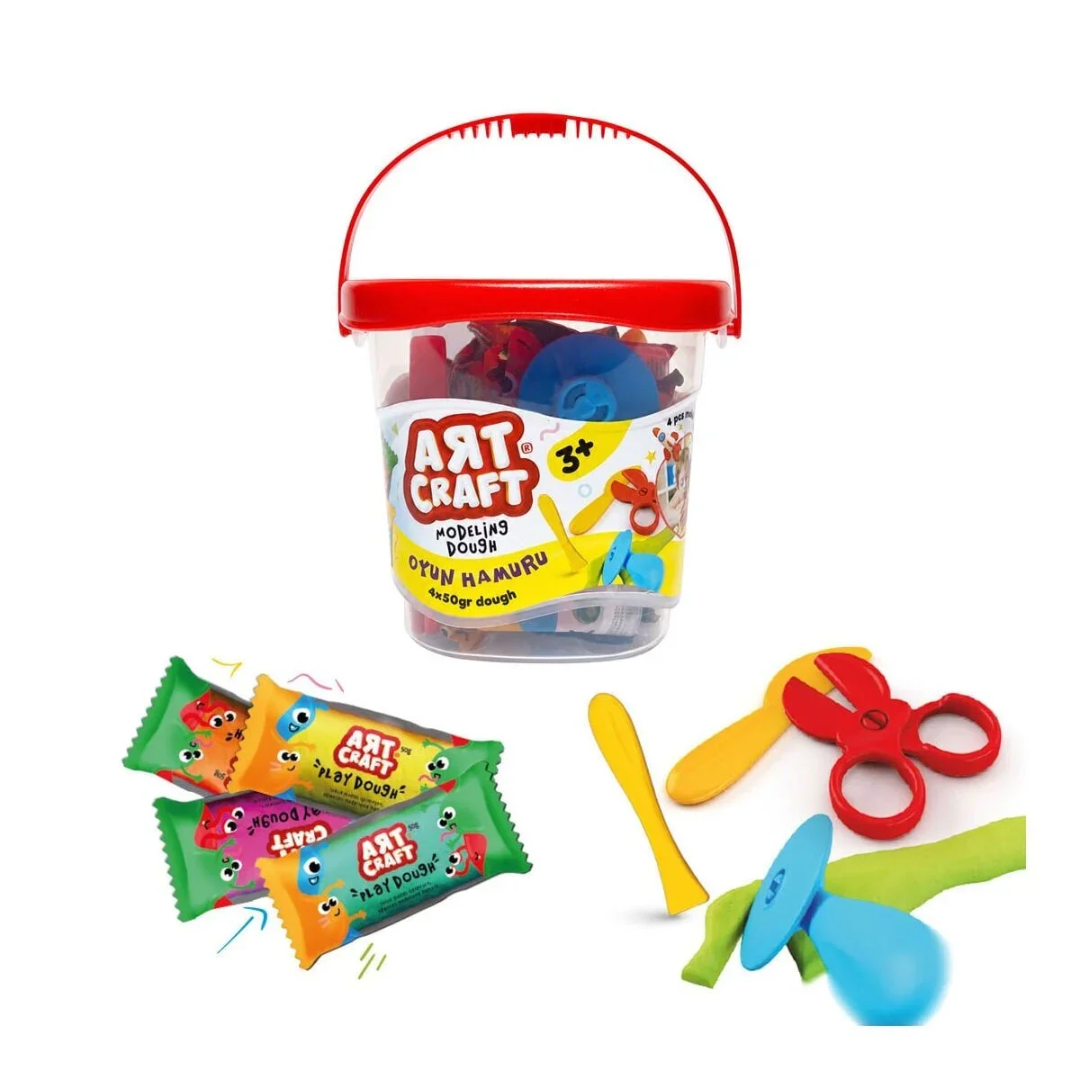 04134 Art Craft Hayal Kovası Oyun Hamuru 200 Gr