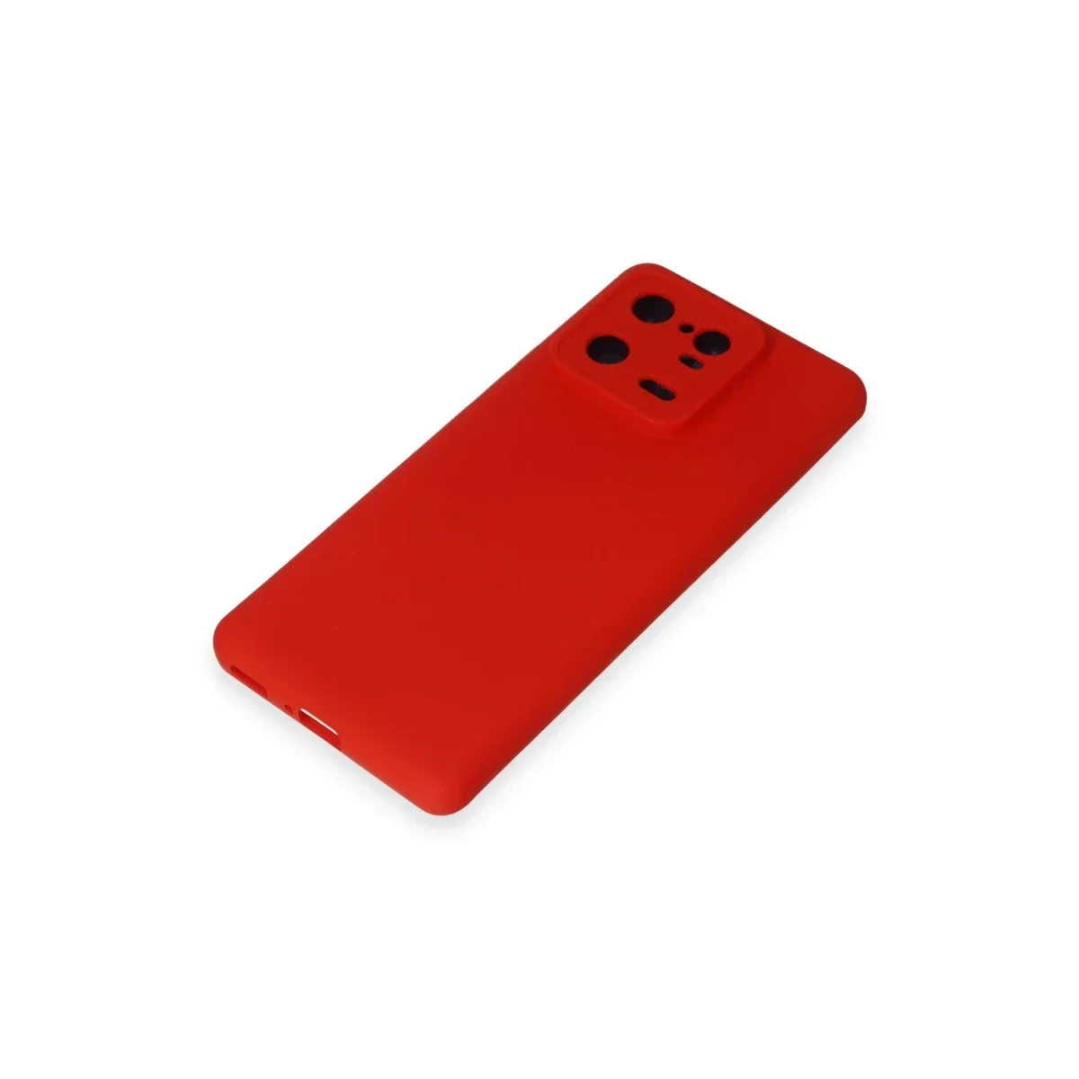 Xiaomi Mi 13 Pro Kılıf Nano içi Kadife Silikon - Kırmızı görsel 4