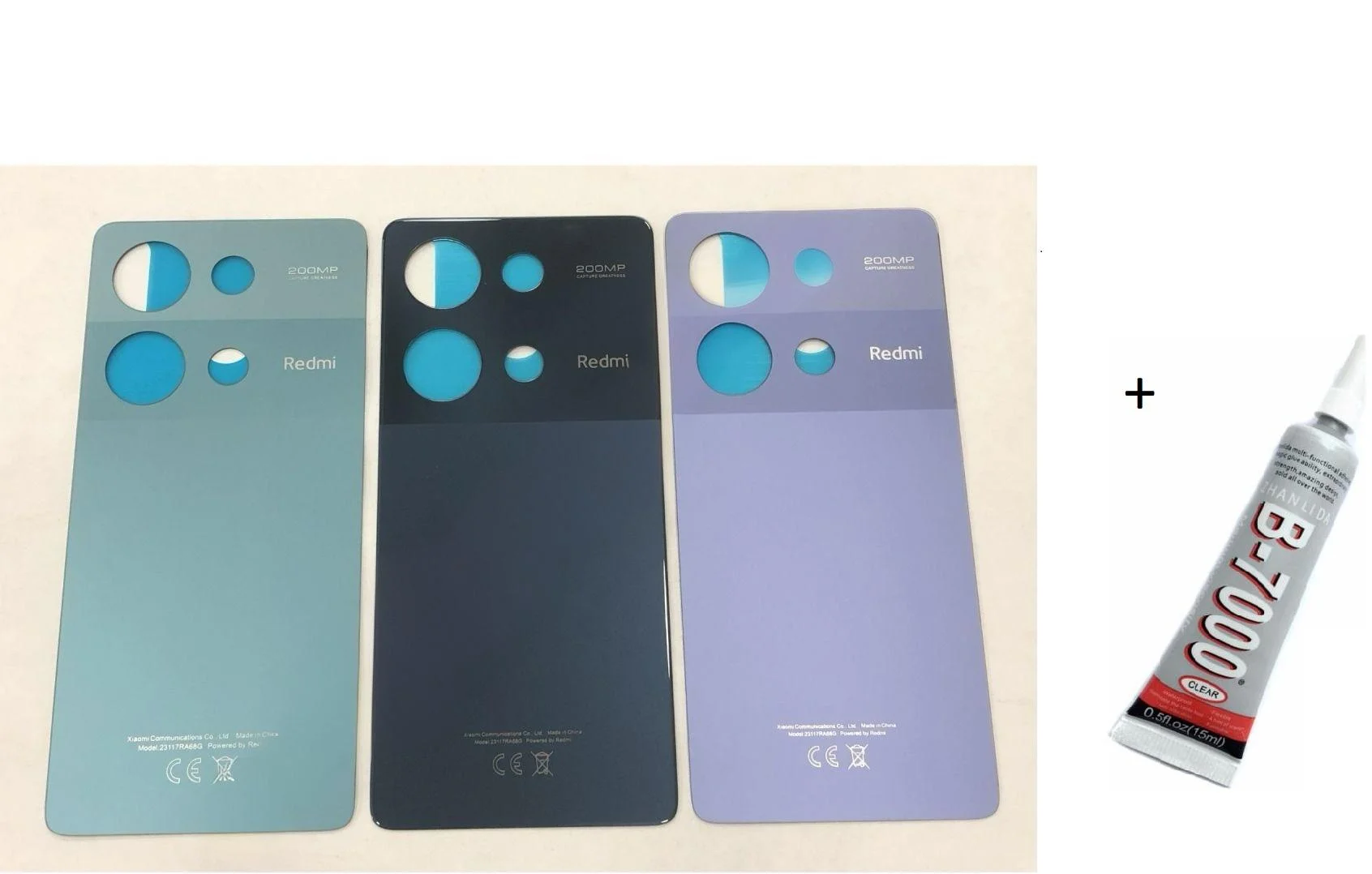 REDMİ NOTE 13 PRO 4G Arka Batarya Pil Kapağı LAVAN görsel 2