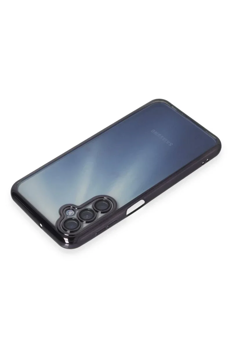 Samsung Galaxy A15 4G Kılıf Razer Lensli Silikon - Mor görsel 3