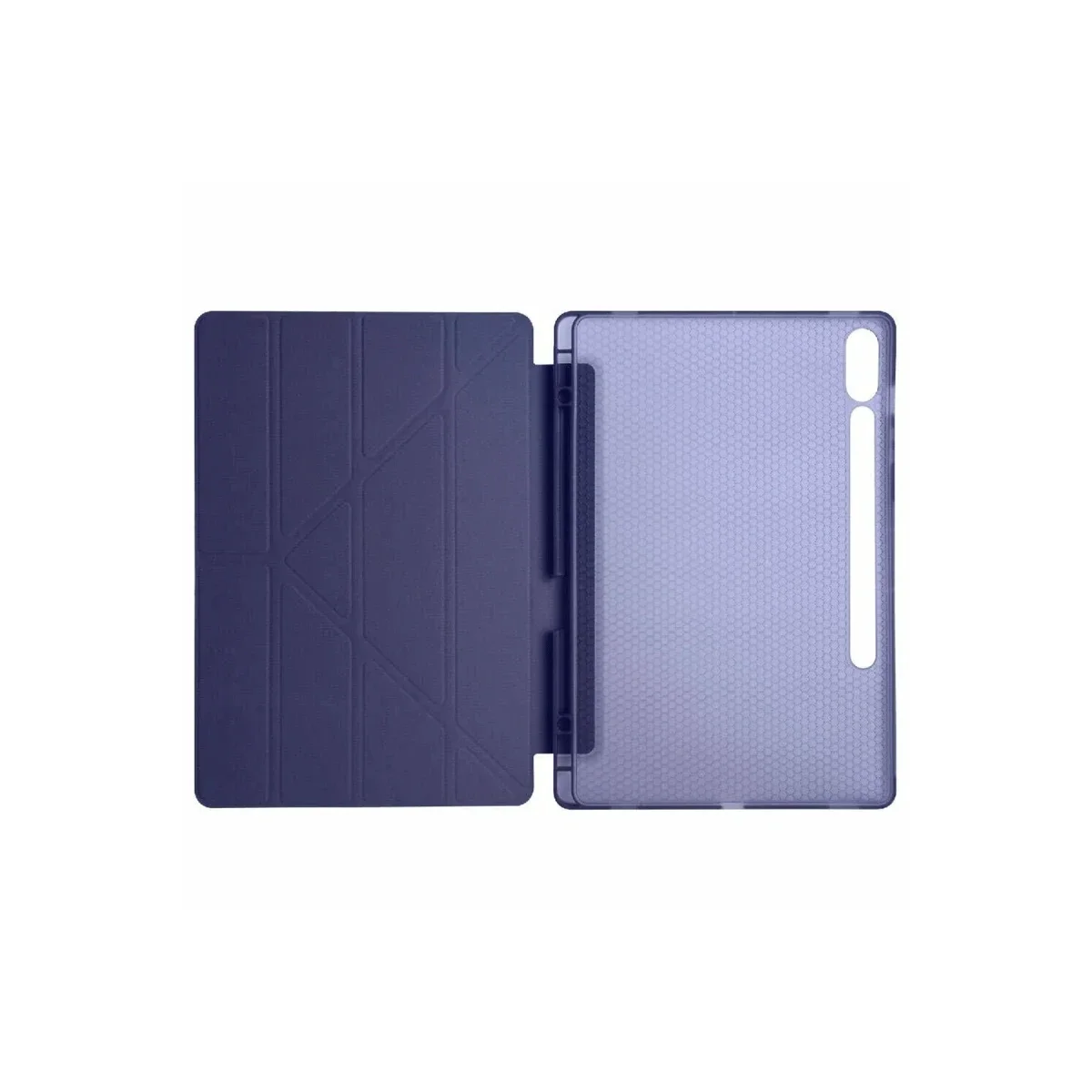 Samsung Galaxy X510 Tab S9 FE 11 Kılıf Kalemlikli Mars Tablet Kılıfı - Lacivert görsel 3