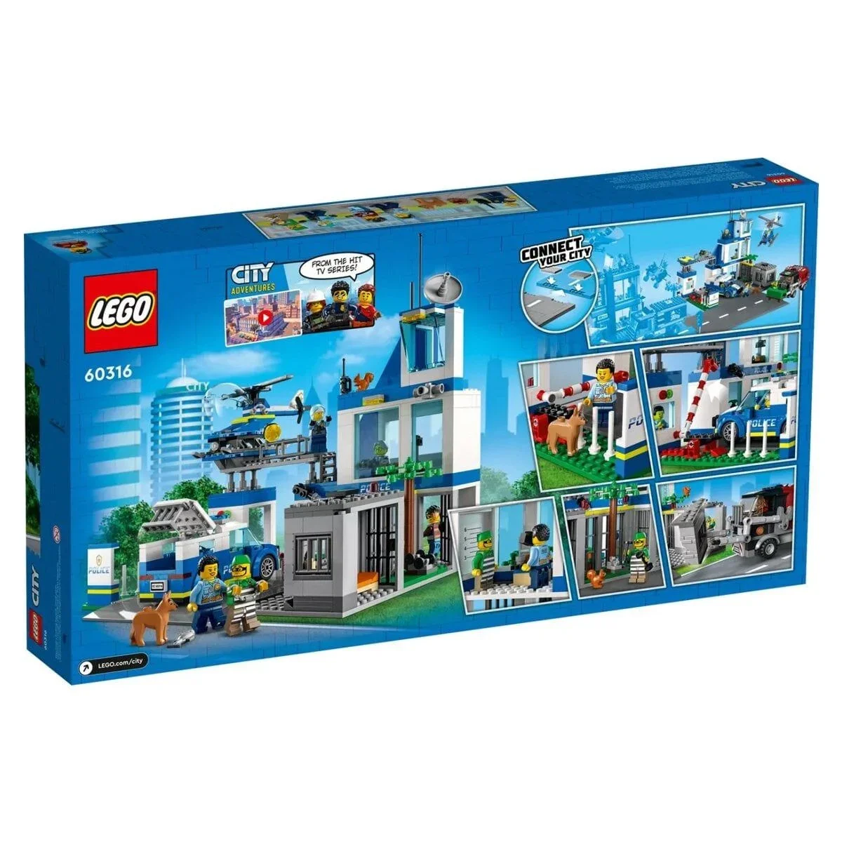 60316 Lego City - Polis Merkezi 668 parça +6 yaş görsel 5