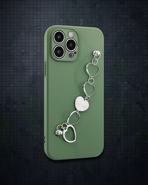 Apple İphone 13 Pro Kılıf Esila Silikon - Su Yeşili