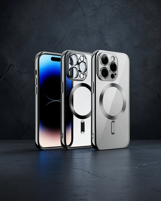 Apple İphone 12 Pro Kılıf Kross Magneticsafe Kapak - Gümüş