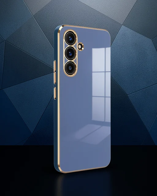 Samsung Galaxy A24 4g Kılıf Volet Silikon - Mavi