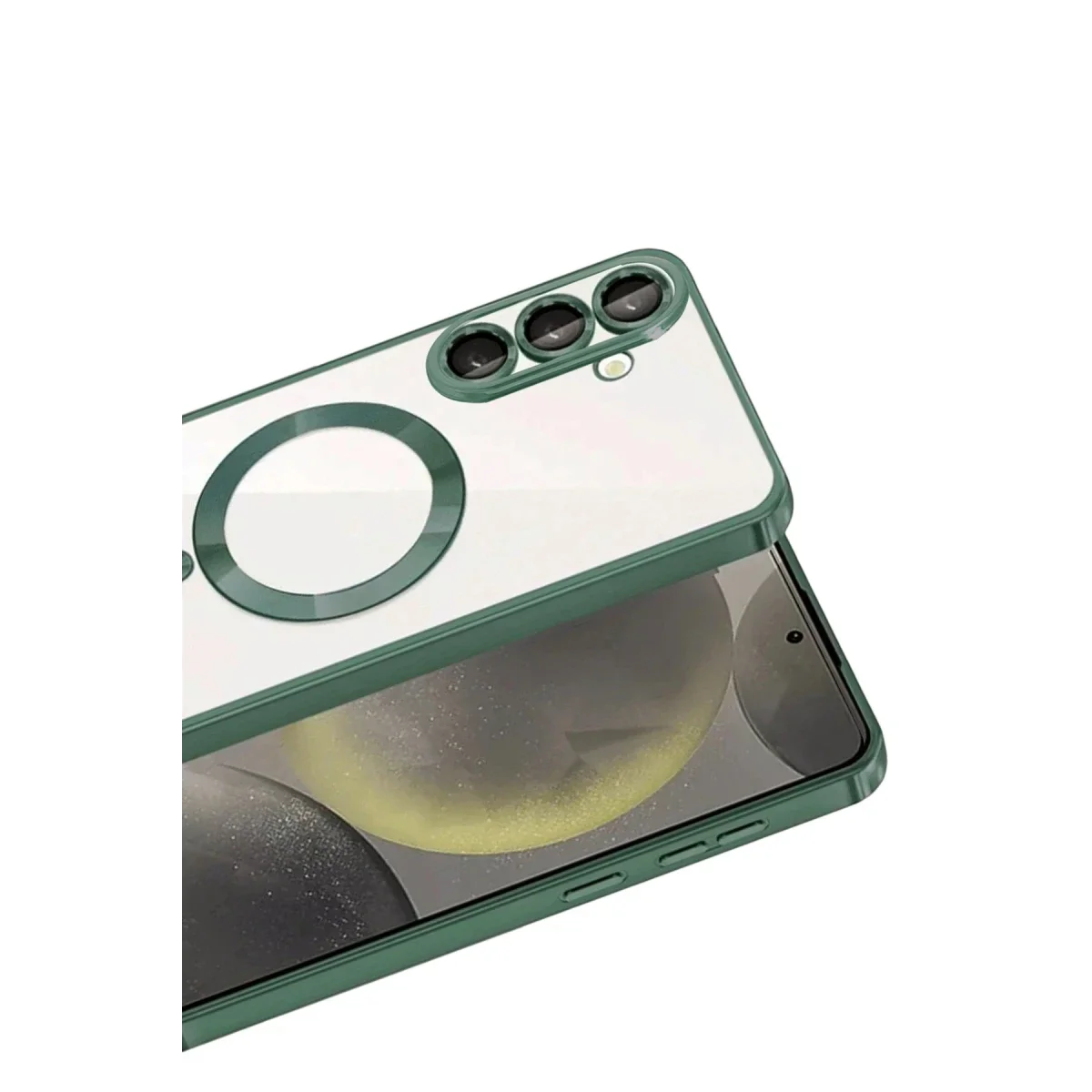 Samsung Galaxy S26 Kross Magneticsafe Kapak - Koyu Yeşil görsel 2