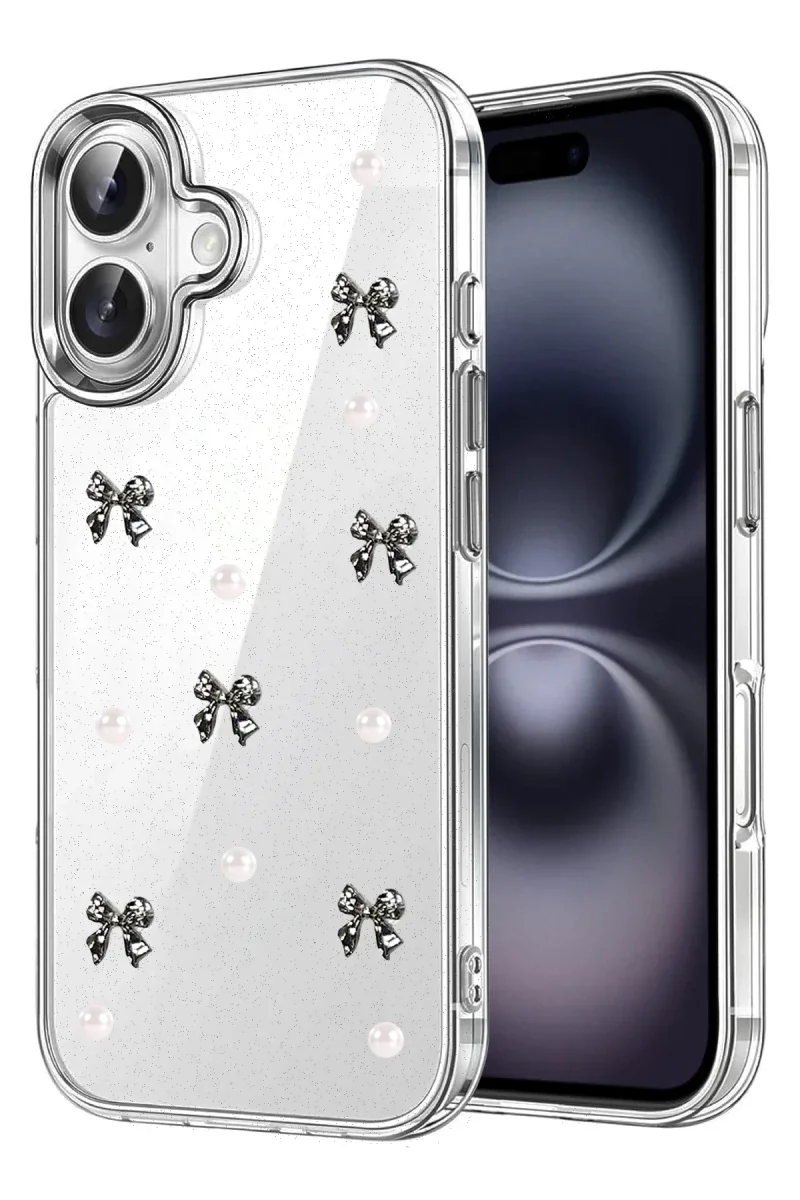 Apple iPhone 16 Plus Fiyonk Desenli Kapak - Desen 8