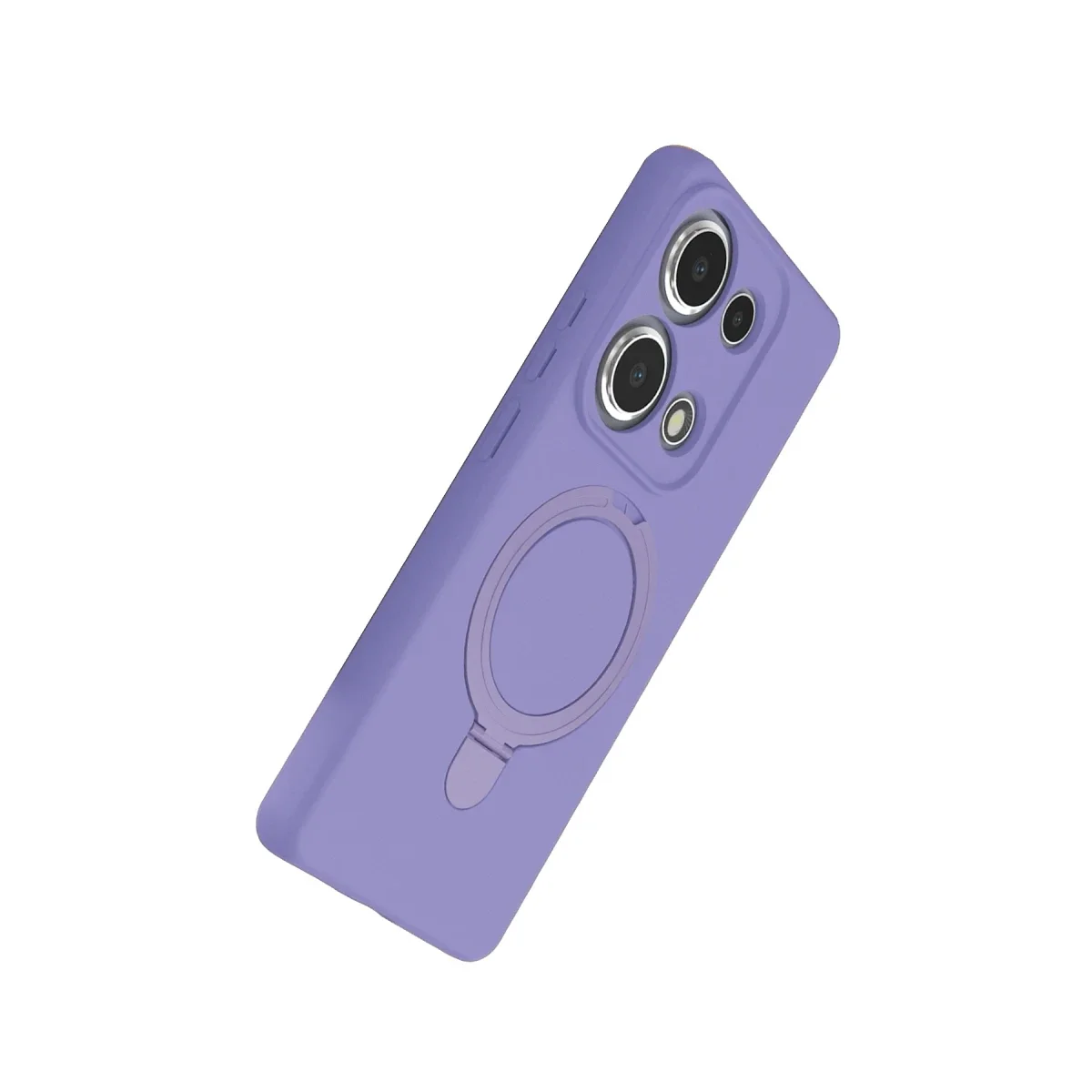 Xiaomi Redmi Note 13 Pro 4G Regal Magsafe Standlı Kapak - Lila görsel 4