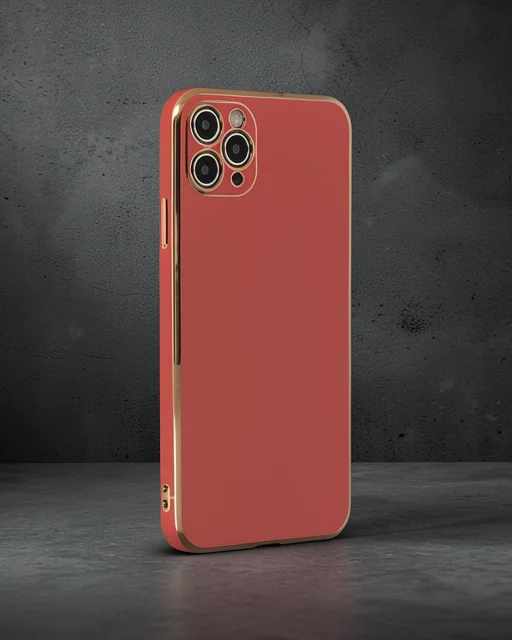 Apple İphone 11 Pro Max Kılıf Volet Silikon - Kırmızı
