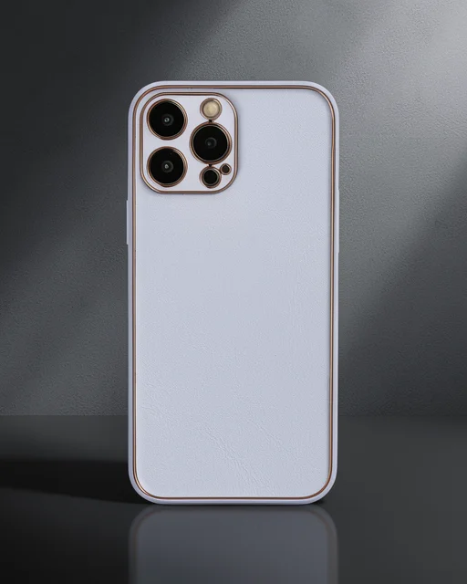 Apple İphone 13 Pro Kılıf Coco Deri Silikon Kapak - Açık Lila