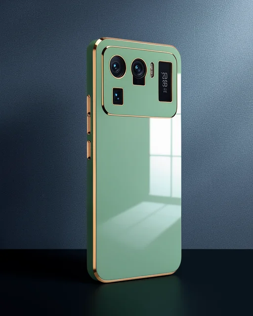 Xiaomi Mi 11 Ultra Kılıf Volet Silikon - Açık Yeşil