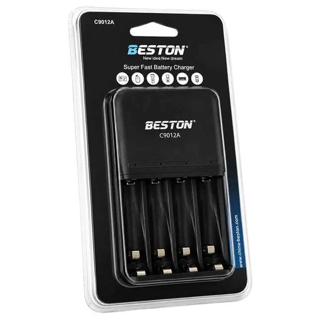 Beston C9012A AA/AAA Ni-MH/Ni-Cd Akıllı Hızlı Pil Şarj Cihazı