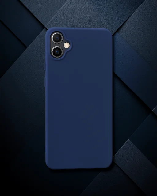Samsung Galaxy A05 Kılıf Nano İçi Kadife Silikon - Lacivert