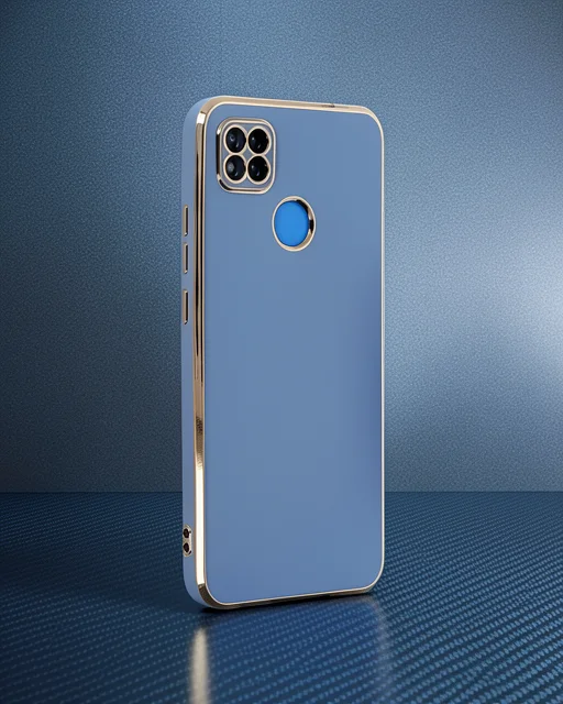 Xiaomi Redmi 9c Kılıf Volet Silikon - Mavi
