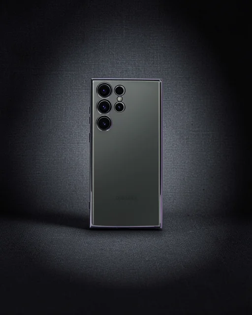 Samsung Galaxy S24 Ultra Kılıf Razer Lensli Silikon - Siyah