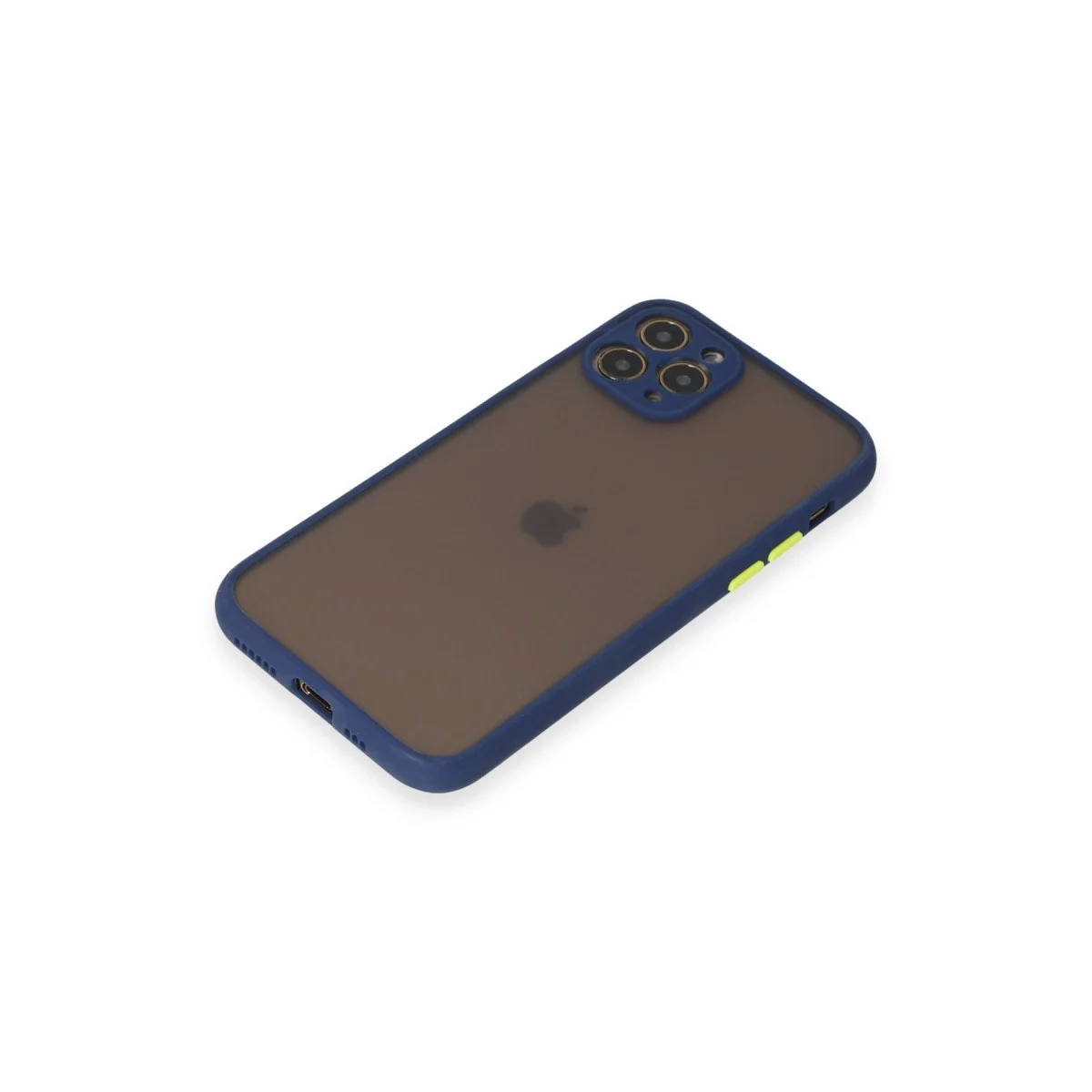 Apple İphone 11 Pro Kılıf Montreal Silikon Kapak - Lacivert görsel 4