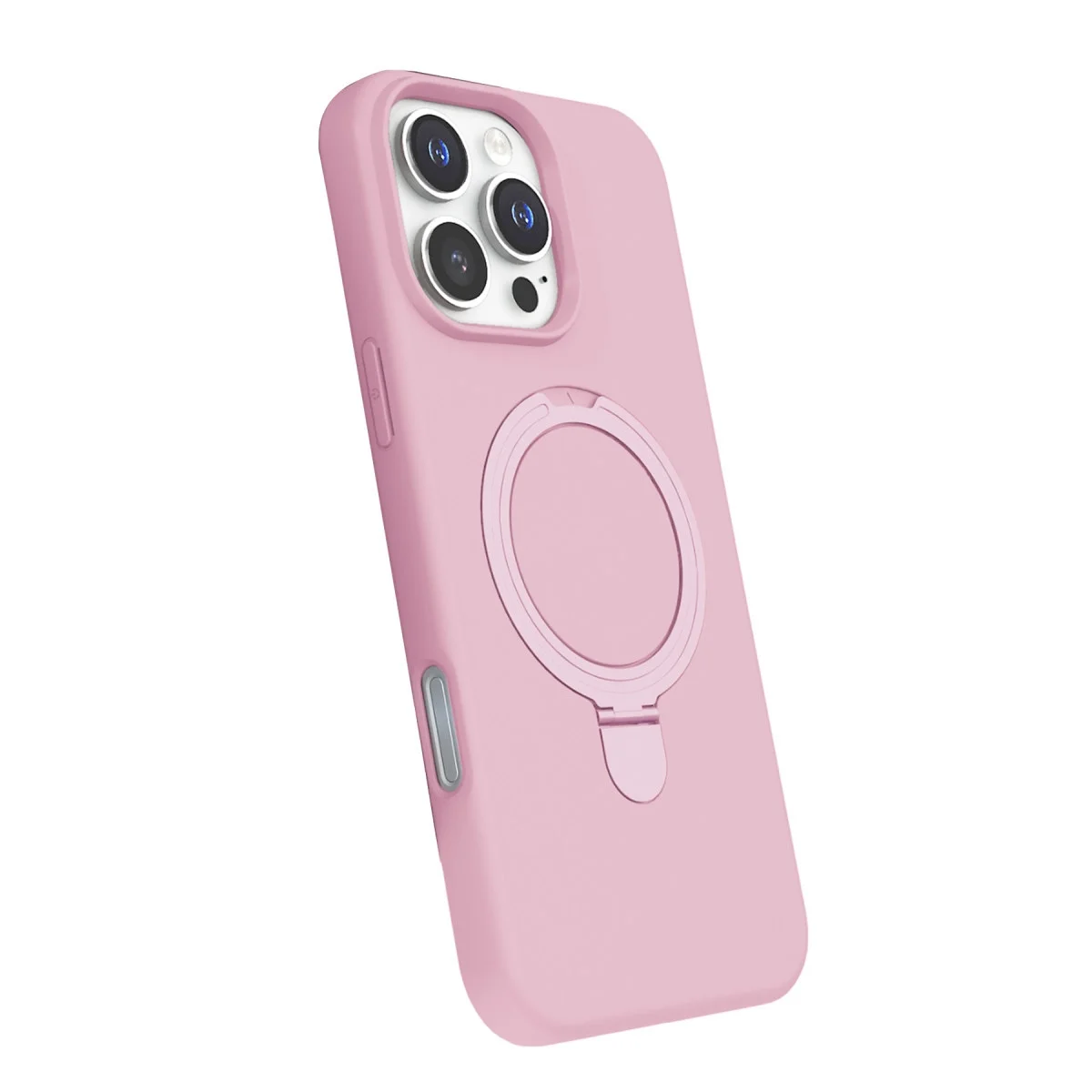 Apple İphone 16 Pro Max Regal Magsafe Standlı Kapak - Açık Pembe görsel 2