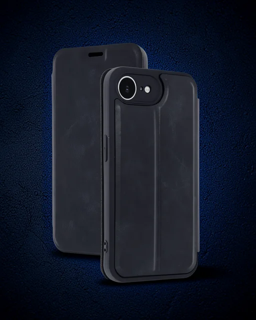 Apple İphone 16e Kılıf Flip Cover - Siyah