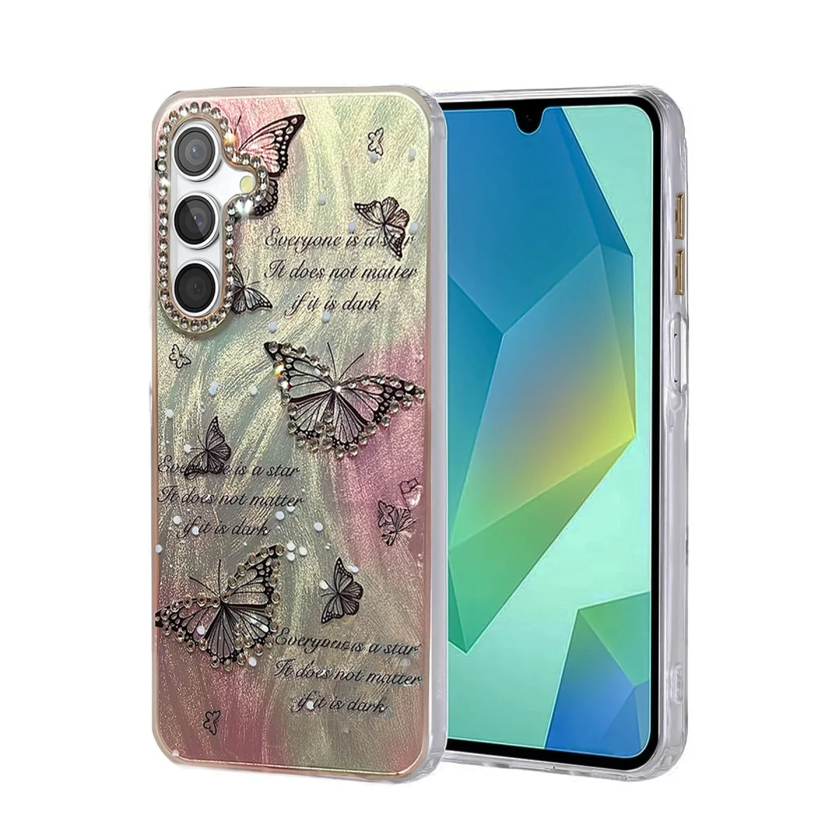 Samsung Galaxy A25 5g Kılıf Blade Aynalı Desenli Kapak - Desen 6
