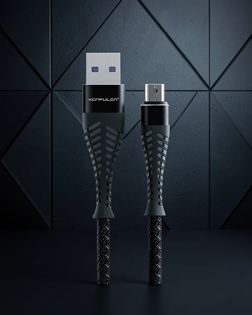 S61 Micro Usb Kablo 1.2m 2.1a - Siyah