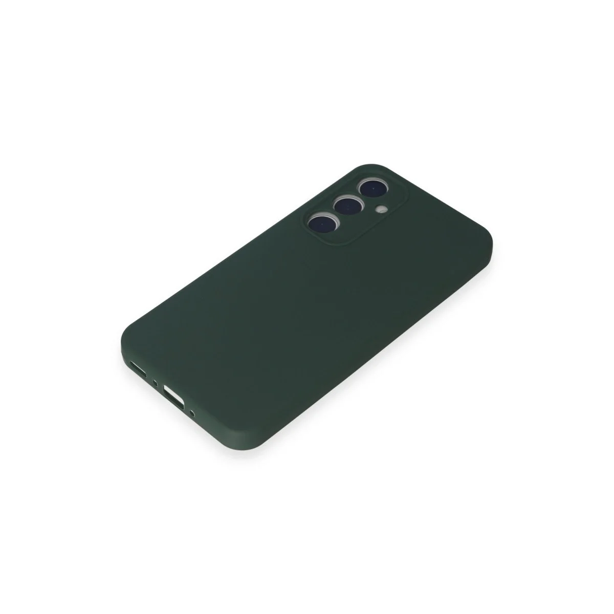 Samsung Galaxy A35 5g Kılıf First Silikon - Koyu Yeşil görsel 4