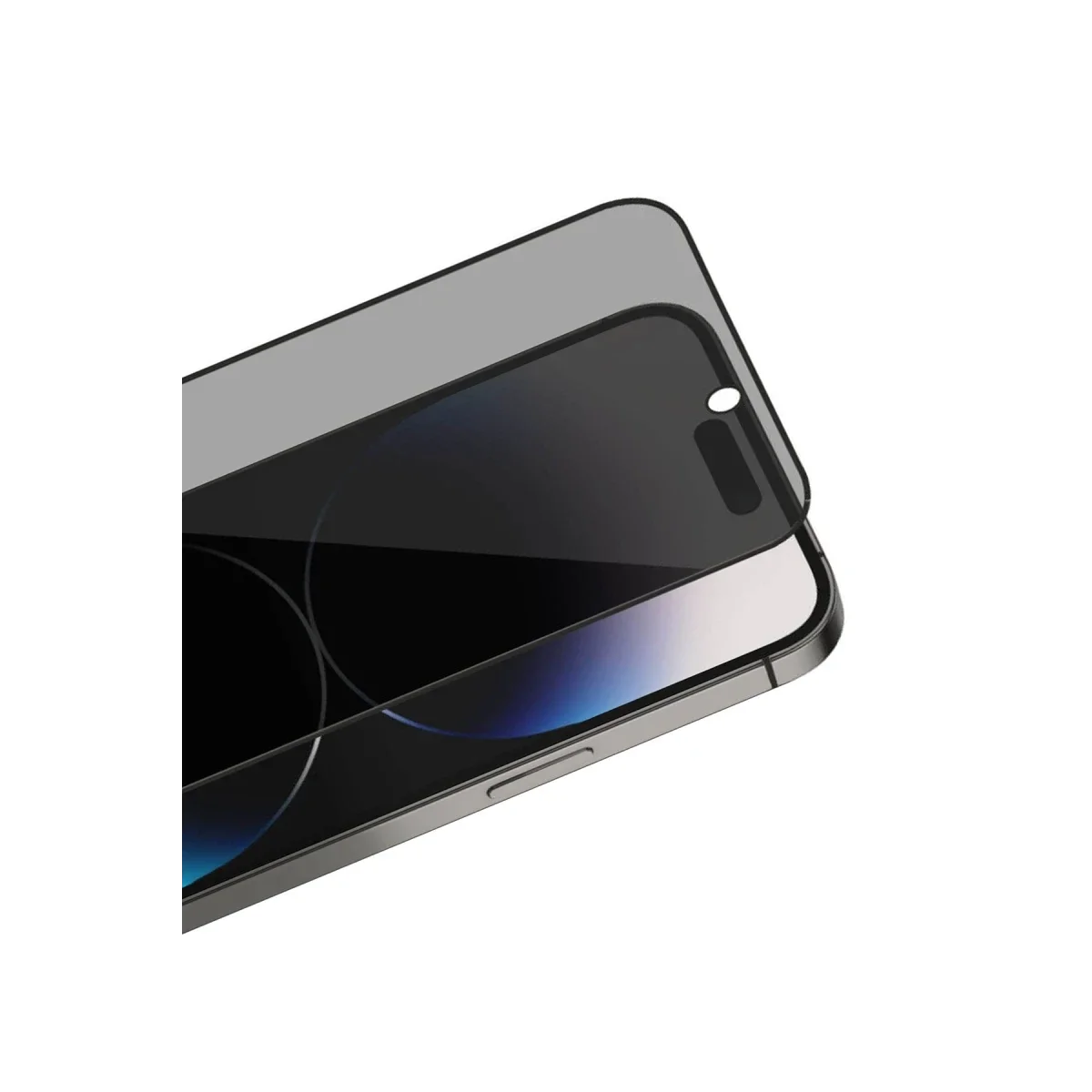 Apple iPhone 16 Pro Max Bilvis 3X AR Hayalet Cam Ekran Koruyucu - Siyah görsel 3