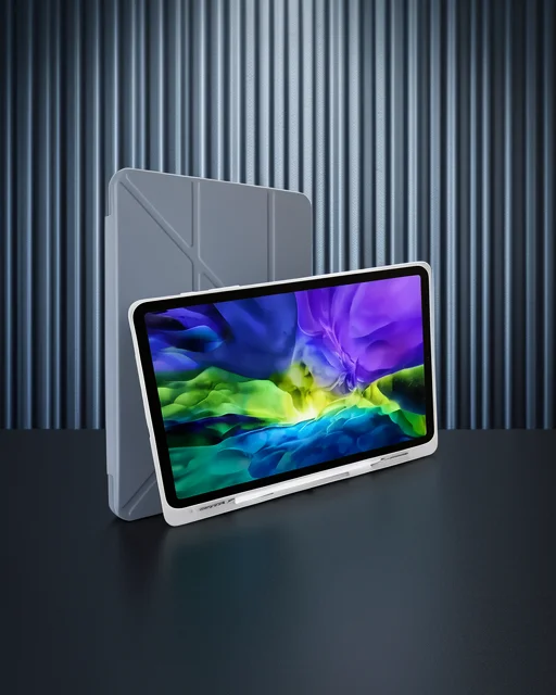 Xiaomi Mi Pad 5 11 Kılıf Kalemlikli Mars Tablet Kılıfı - Lavender