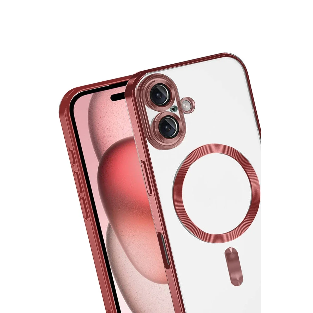 Apple iPhone 17 Kross Magneticsafe Kapak - Kırmızı görsel 3