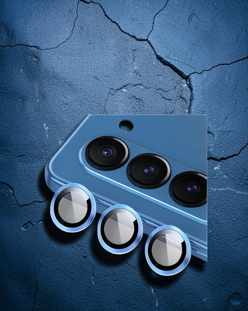 Samsung Galaxy Z Fold 5 Valdez Metal Kamera Lens - Mavi