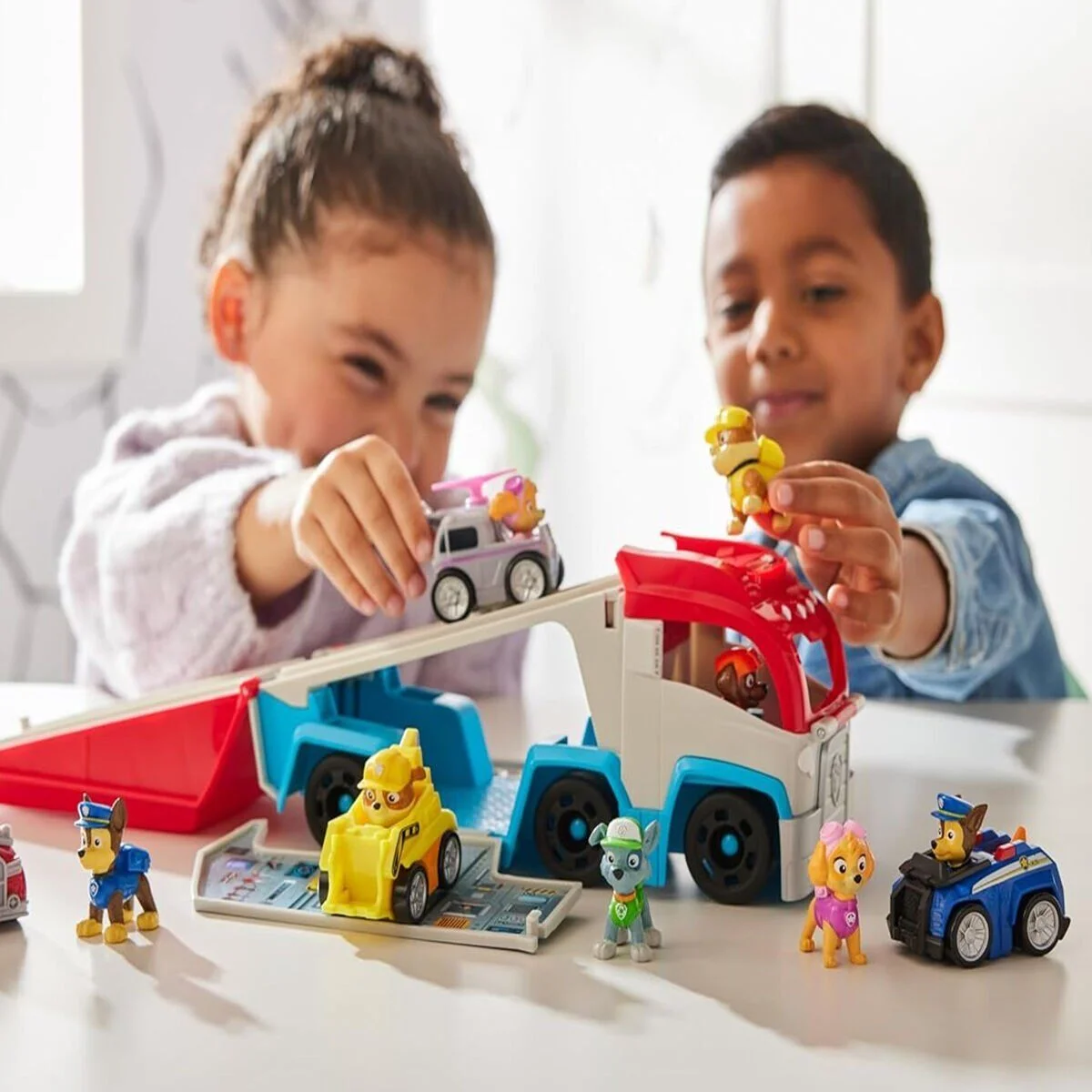 42988 Sun-spm-figür Set Paw Patrol Pup Squad 1FGR Araç görsel 4