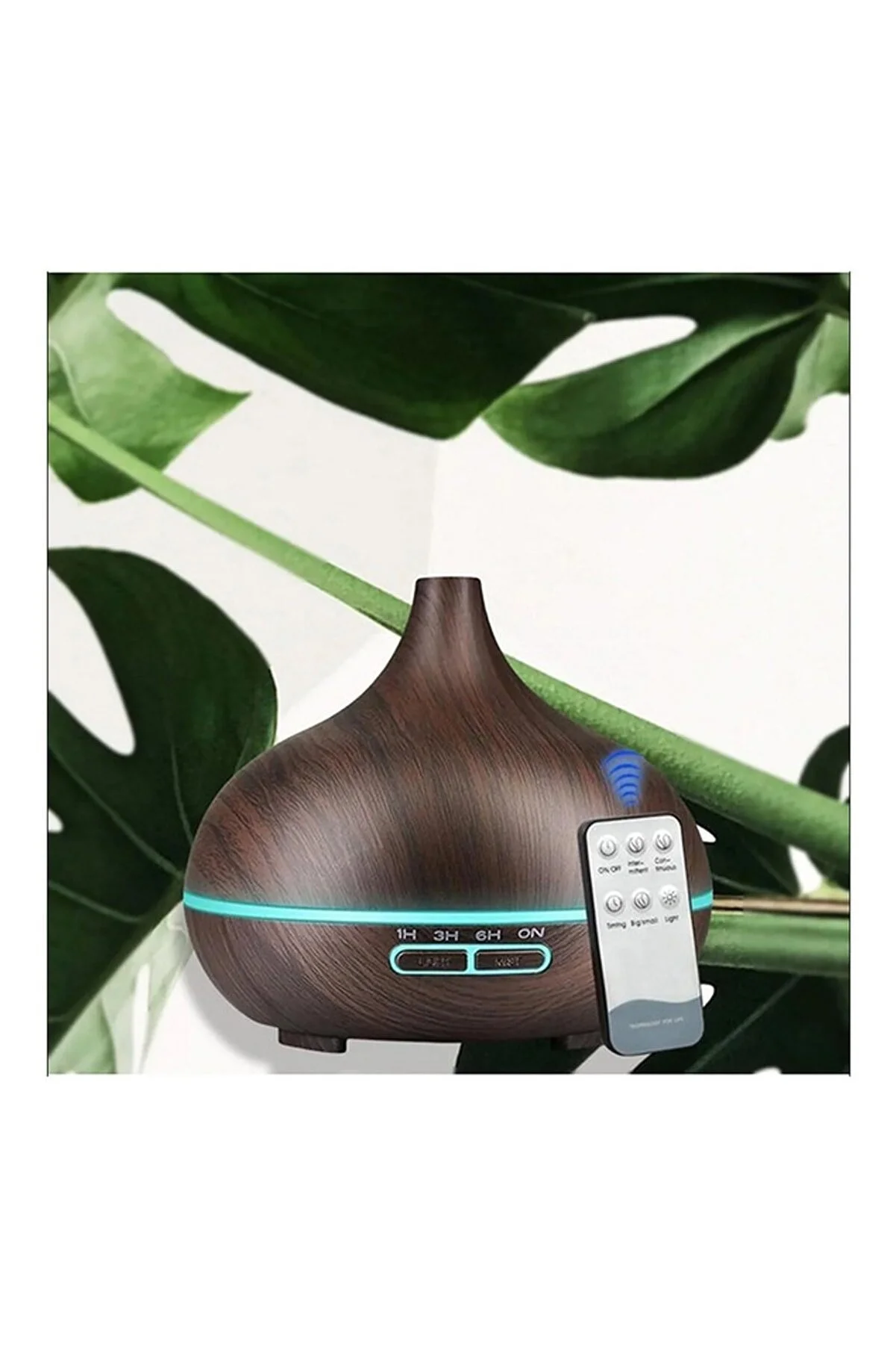 Vothoon Hava Nemlendirici 7 Led Işıklı Aromatik Oda Kokusu 550 Ml Kahve Aroma Difüzörü Buhar Makinası görsel 2