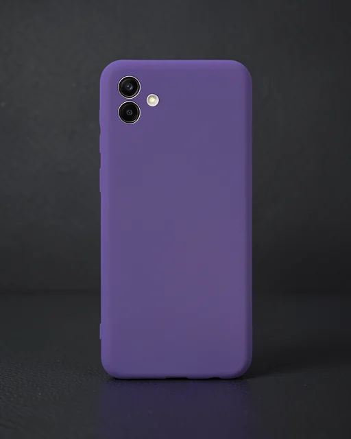 Samsung Galaxy A04 Kılıf First Silikon - Mor