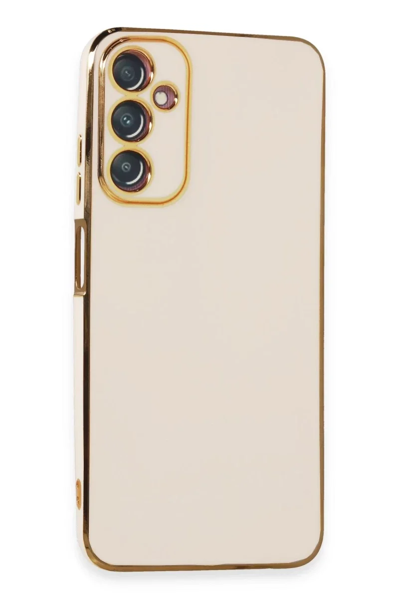 Samsung Galaxy A05S Kılıf Volet Silikon - Beyaz