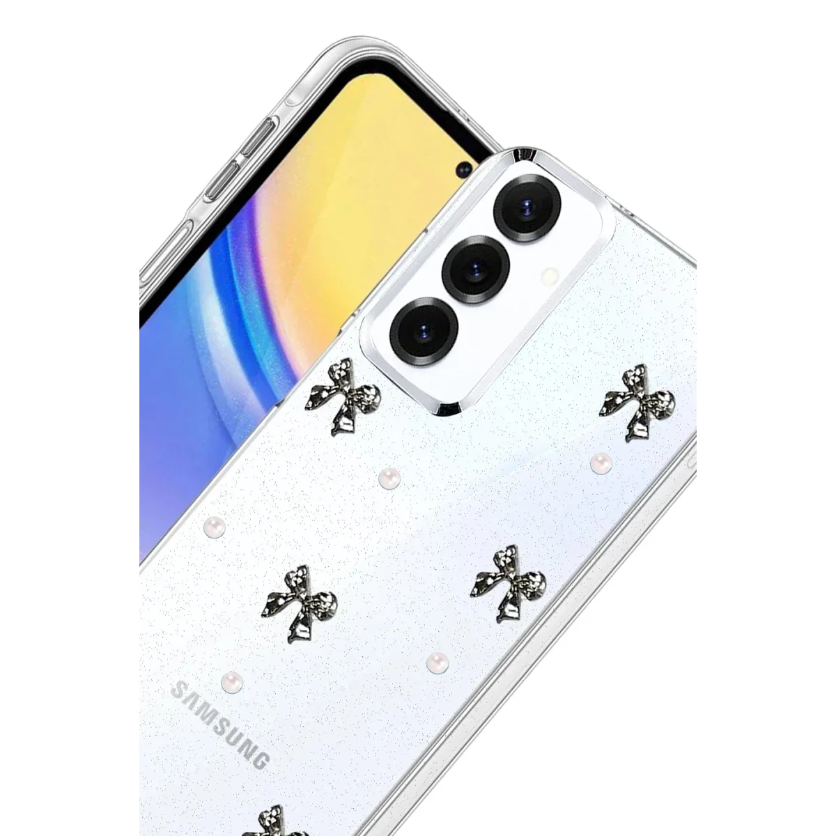 Samsung Galaxy A14 4G Fiyonk Desenli Kapak - Desen 8 görsel 3