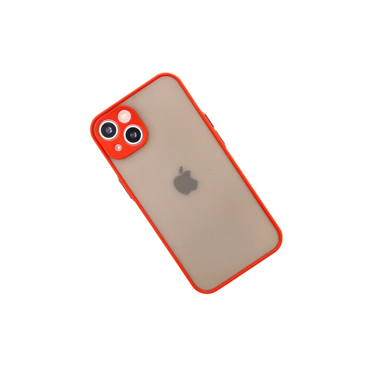 Apple İphone 13 Mini Kılıf Montreal Silikon Kapak - Kırmızı görsel 2
